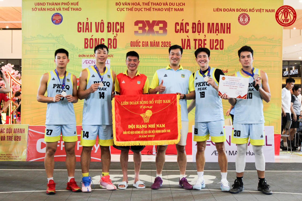 Đội b&oacute;ng của Qu&acirc;n chủng Ph&ograve;ng kh&ocirc;ng-Kh&ocirc;ng qu&acirc;n - PKKQ &ndash; PEAK 1 gi&agrave;nh giải Nh&igrave; hạng mục Nam/