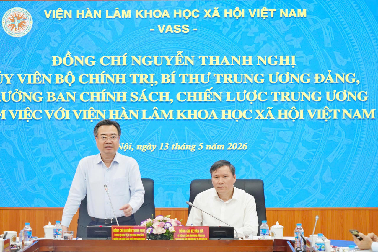 Trưởng ban Ban Ch&iacute;nh s&aacute;ch v&agrave; Chiến lược Trung ương Nguyễn Thanh Nghị ph&aacute;t biểu chỉ đạo