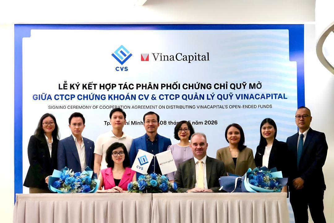 VinaCapital v&agrave; Chứng kho&aacute;n CV k&yacute; kết thỏa thuận hợp t&aacute;c ph&acirc;n phối chứng chỉ quỹ mở