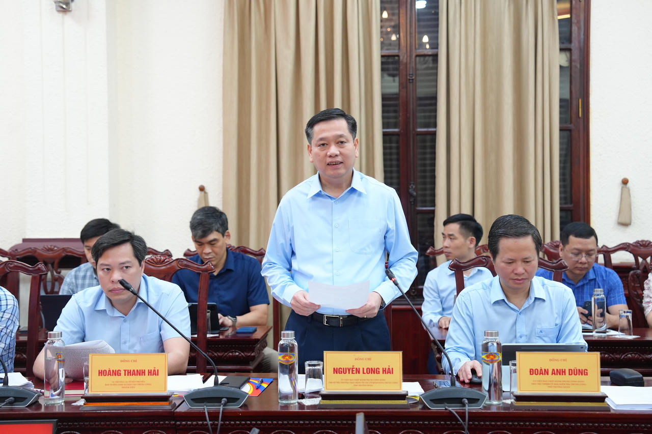 Ph&oacute; B&iacute; thư Thường trực Đảng ủy c&aacute;c cơ quan Đảng Trung ương Nguyễn Long Hải.