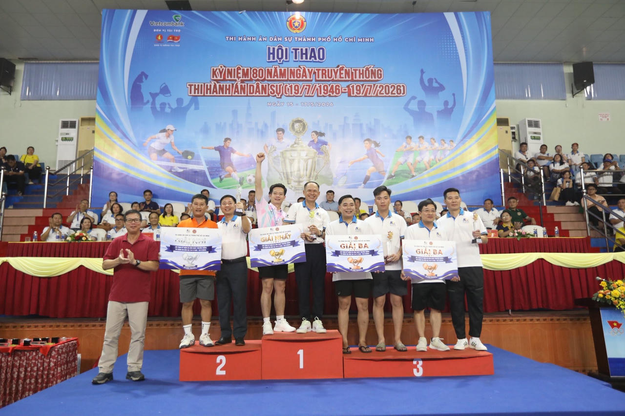 TP. Hồ Chí Minh: Bế mạc Hội thao chào mừng kỷ niệm 80 năm Ngày truyền thống Thi hành án dân sự