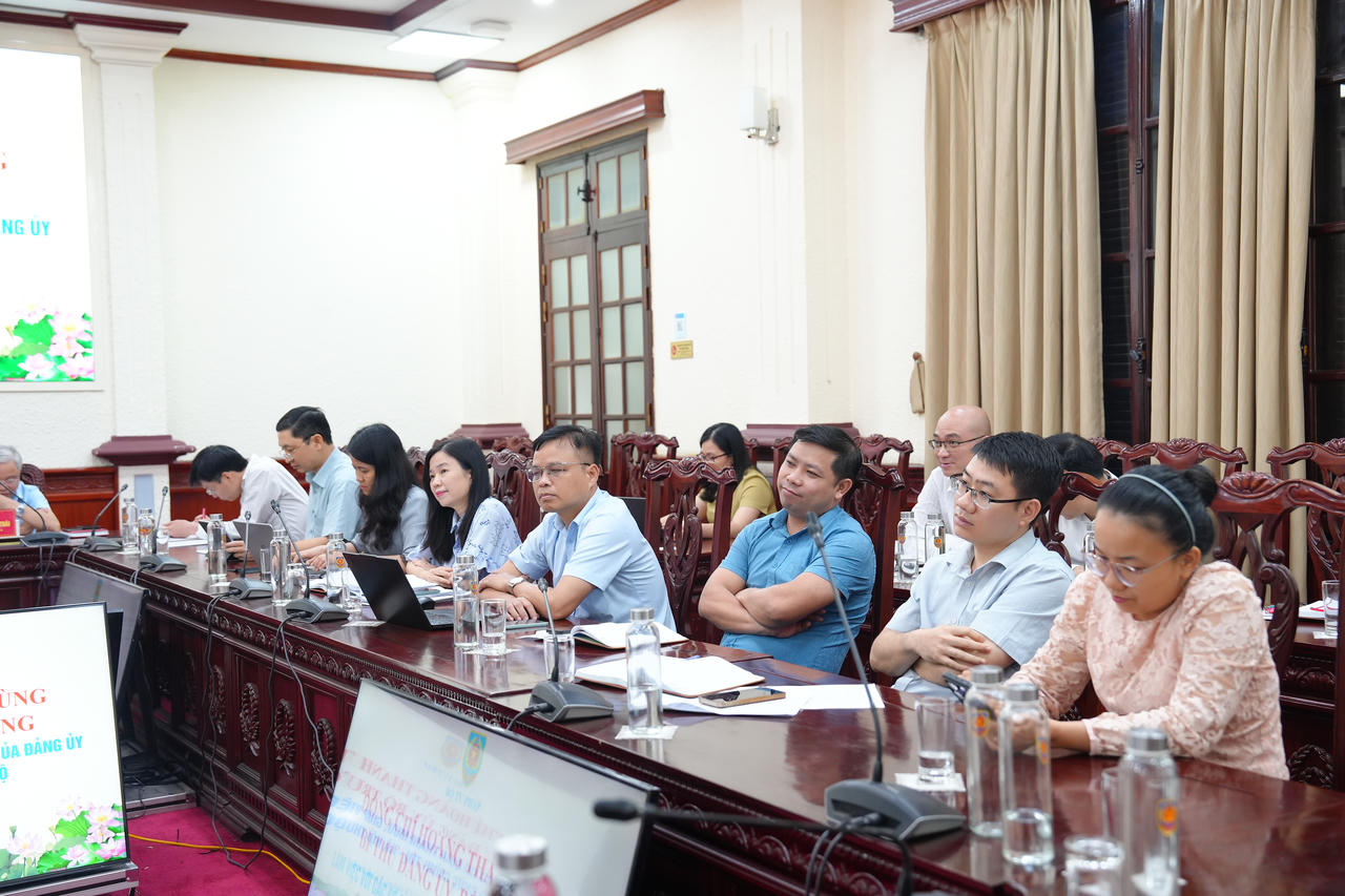 Nâng cao hiệu quả hoạt động của các cơ quan tham mưu, giúp việc Đảng ủy Bộ