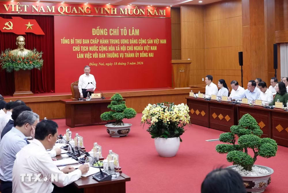 Tổng B&iacute; thư, Chủ tịch nước: Kiến tạo m&ocirc; h&igrave;nh tăng trưởng mới, đưa Đồng Nai vượt khỏi giới hạn trung t&acirc;m c&ocirc;ng nghiệp truyền thống- Ảnh 2.