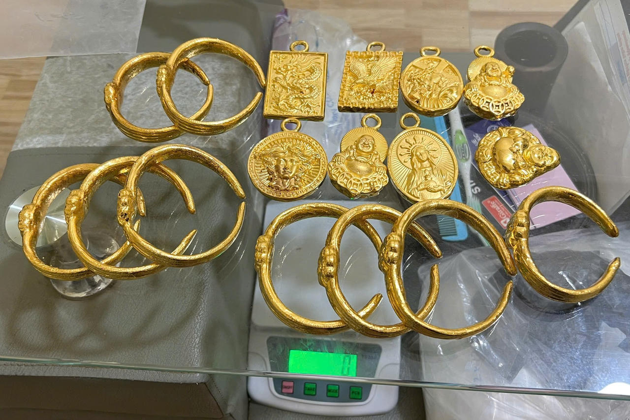 Tang vật được thu giữ. (Ảnh: C&ocirc;ng an cung cấp).