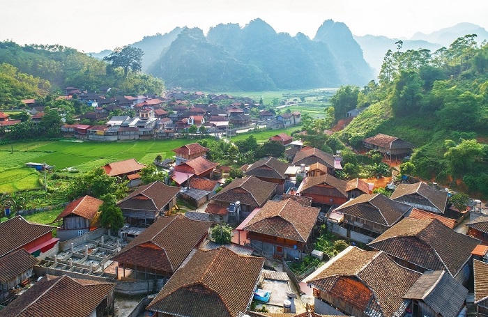 L&agrave;ng du lịch cộng đồng Quỳnh Sơn.