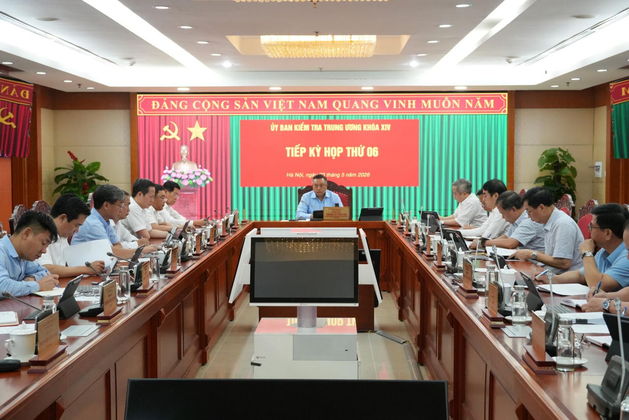 Th&ocirc;ng c&aacute;o b&aacute;o ch&iacute; Kỳ họp thứ 06 của Ủy ban Kiểm tra Trung ương
