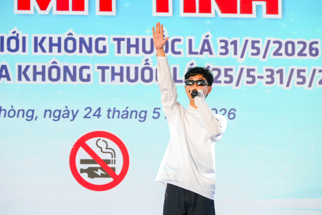 Hơn 1.500 thanh niên mít tinh hưởng ứng Ngày Thế giới không thuốc lá 2026