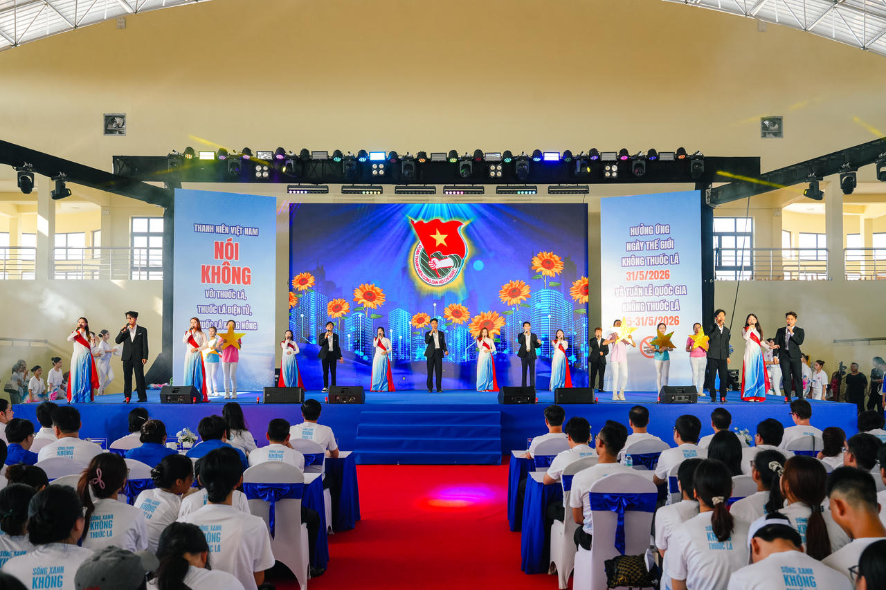 Lễ m&iacute;t tinh hưởng ứng Ng&agrave;y thế giới kh&ocirc;ng thuốc l&aacute; 31/5 v&agrave; Tuần lễ Quốc gia kh&ocirc;ng thuốc l&aacute; năm 2026.