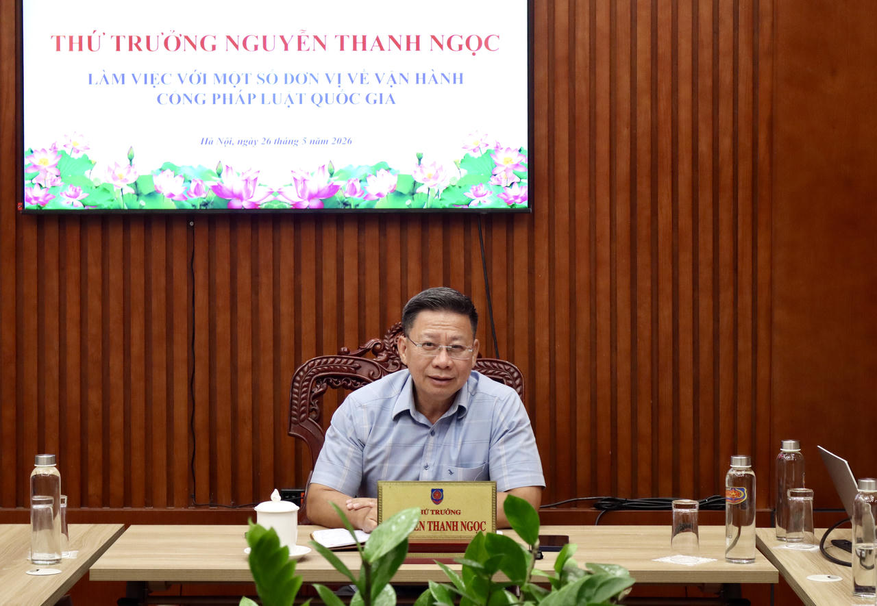 Thứ trưởng Nguyễn Thanh Ngọc ph&aacute;t biểu kết luận.