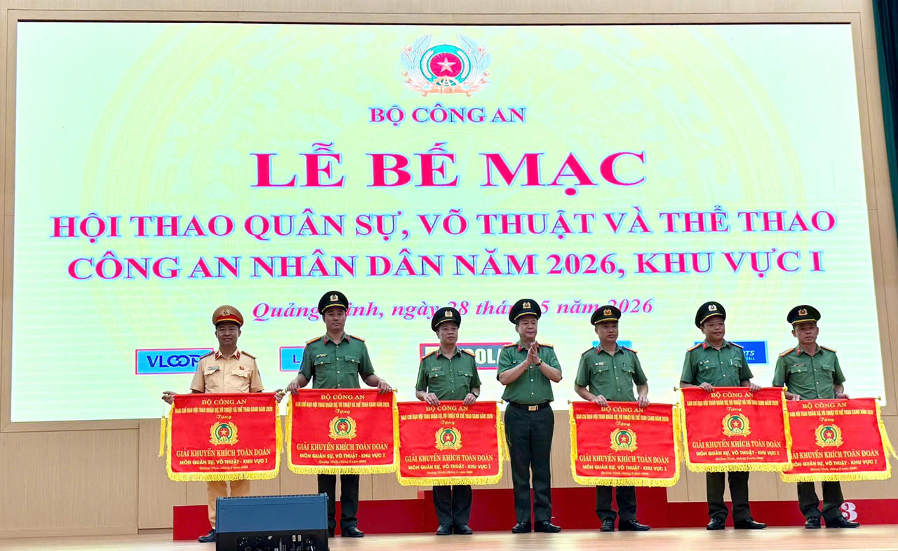 Bế mạc Hội thao Công an nhân dân năm 2026 – Khu vực I tại Quảng Ninh