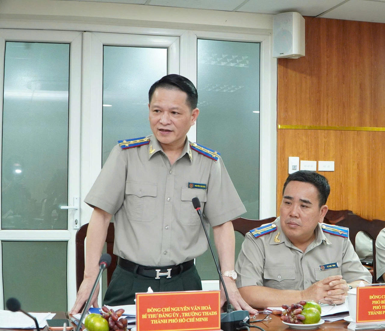 Trưởng Thi h&agrave;nh &aacute;n d&acirc;n sự Th&agrave;nh phố Hồ Ch&iacute; Minh Nguyễn Văn H&ograve;a.