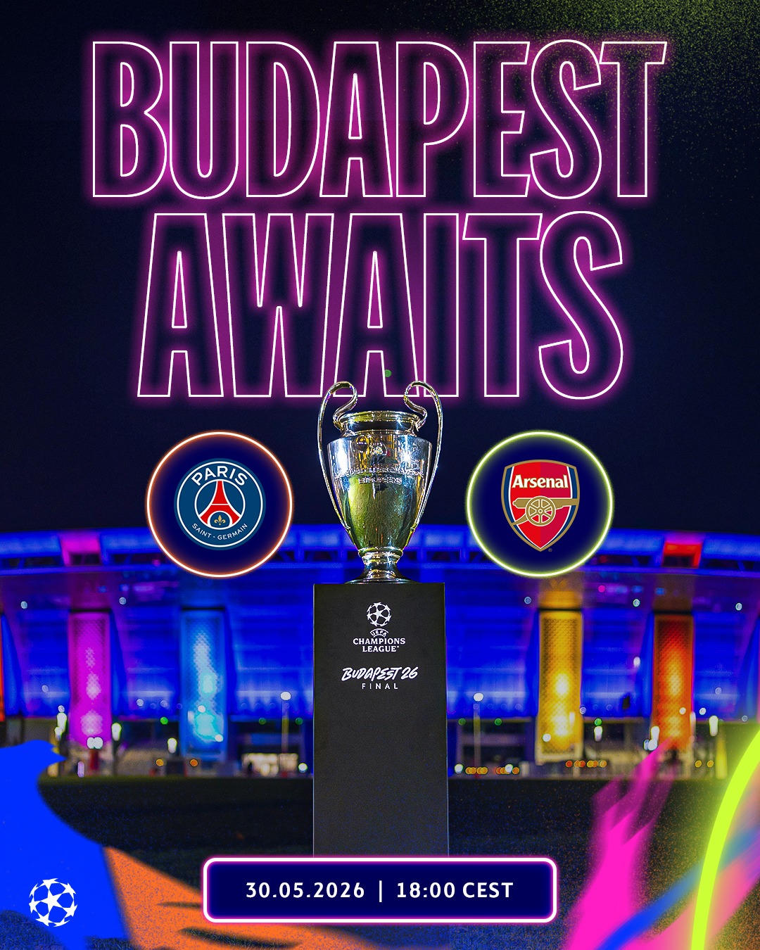 Chung kết Champions League: PSG hay Arsenal sẽ bước l&ecirc;n bục vinh quang?