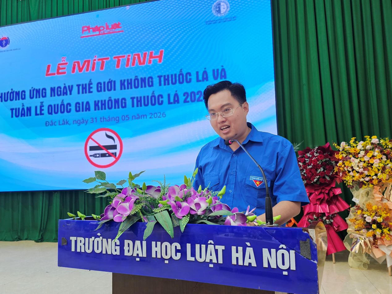 Ths. Trần Đức Anh - Uỷ vi&ecirc;n Ban Thường vụ, Trưởng Ban Tuy&ecirc;n gi&aacute;o Đo&agrave;n Thanh ni&ecirc;n Bộ Tư ph&aacute;p, B&iacute; thư Đo&agrave;n B&aacute;o PLVN