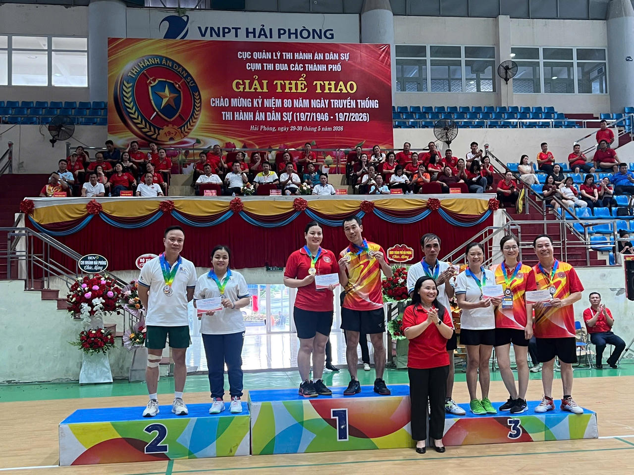 Giải thể thao Cụm thi đua các thành phố ngành THADS thành công tốt đẹp