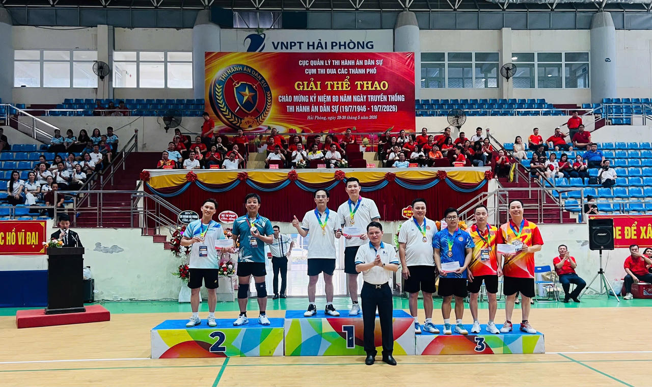 Giải thể thao Cụm thi đua các thành phố ngành THADS thành công tốt đẹp