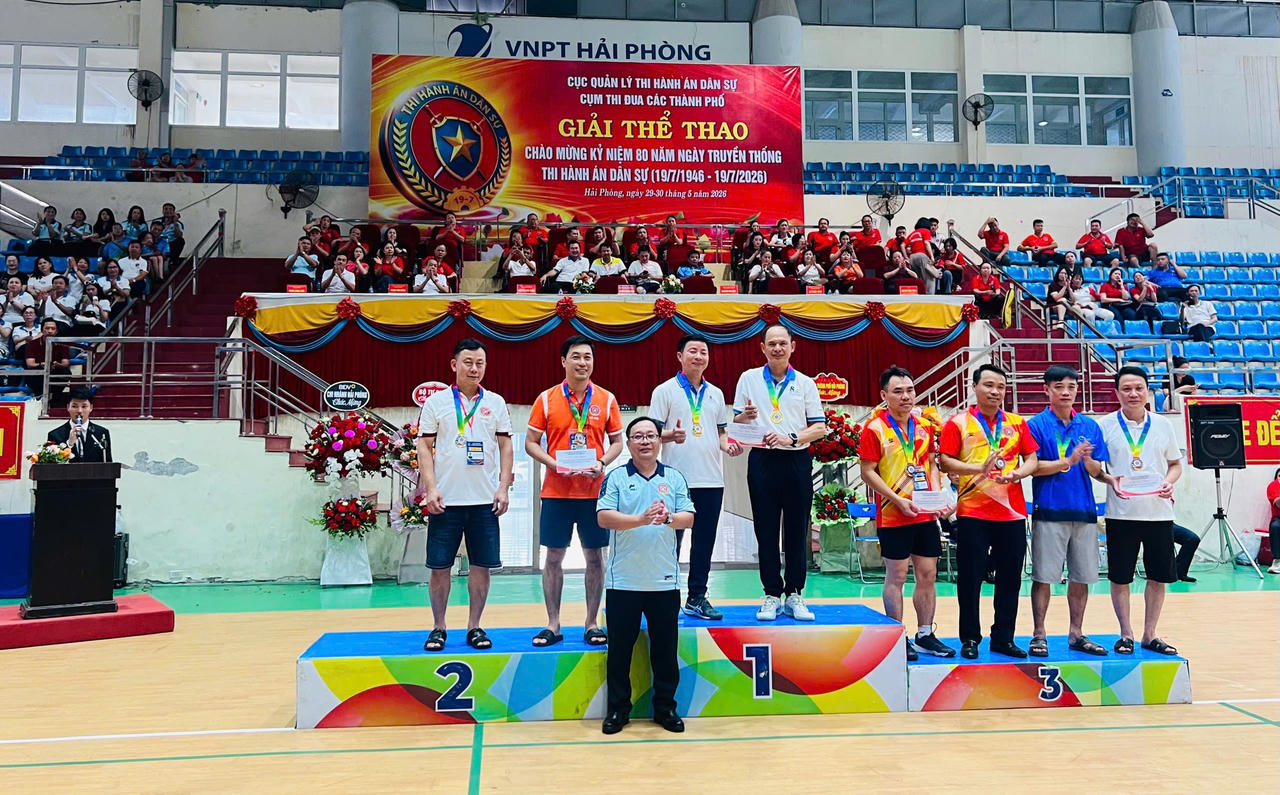 Giải thể thao Cụm thi đua các thành phố ngành THADS thành công tốt đẹp