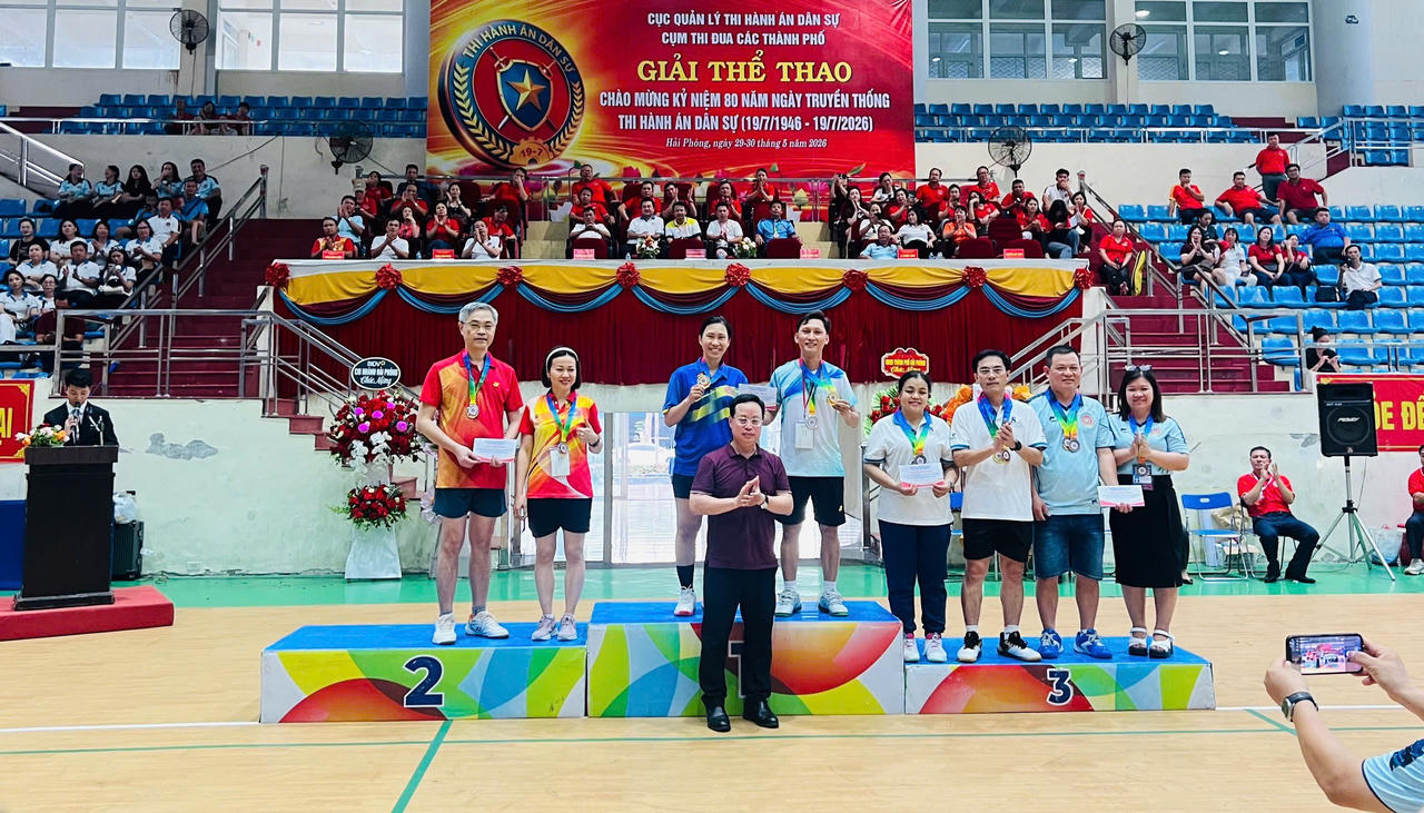 Giải thể thao Cụm thi đua các thành phố ngành THADS thành công tốt đẹp