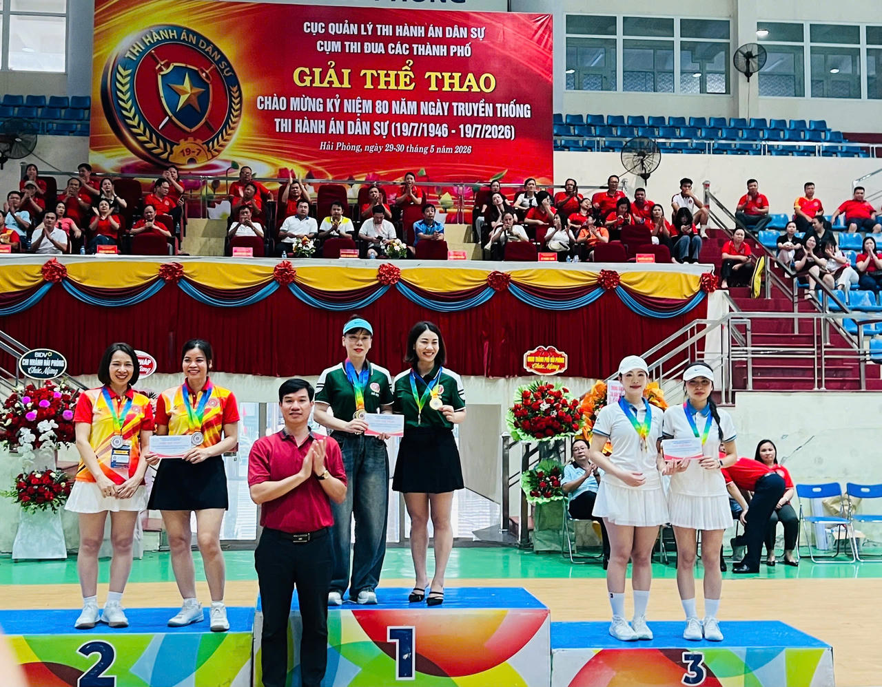 Giải thể thao Cụm thi đua các thành phố ngành THADS thành công tốt đẹp