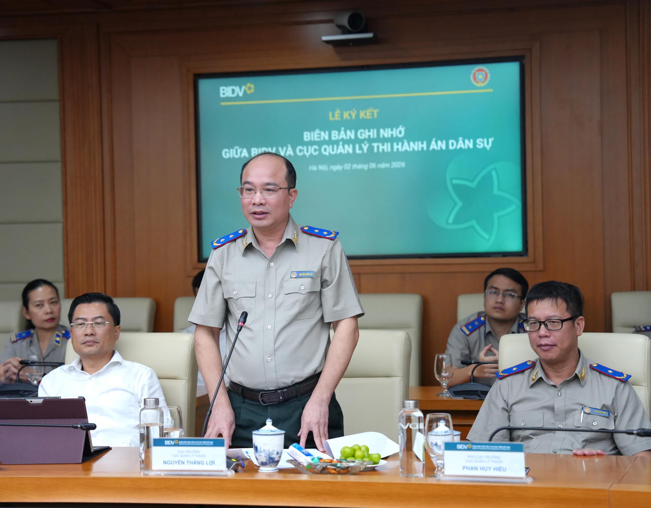 Cục trưởng Nguyễn Thắng Lợi ph&aacute;t biểu