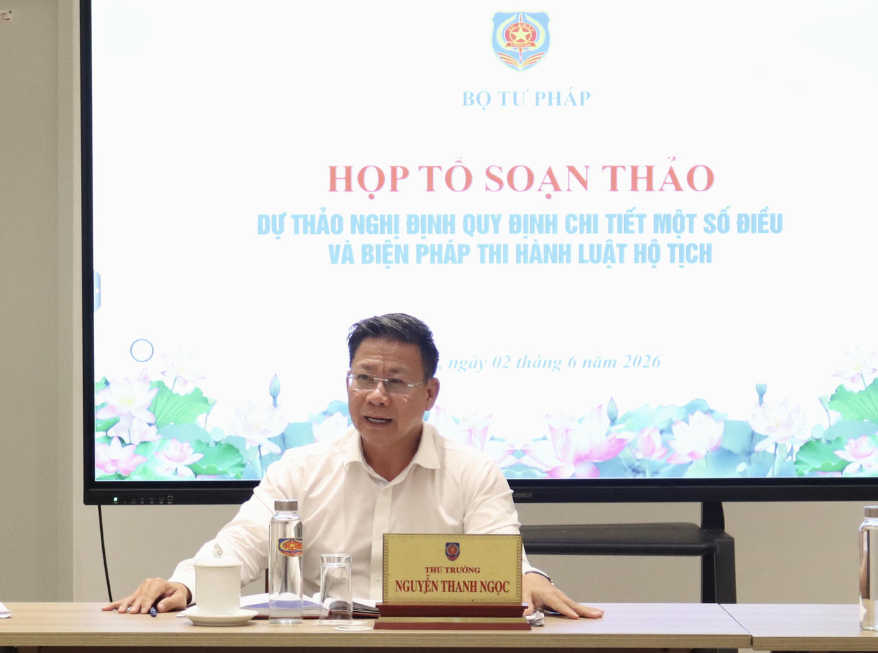 Thứ trưởng Nguyễn Thanh Ngọc ph&aacute;t biểu kết luận.
