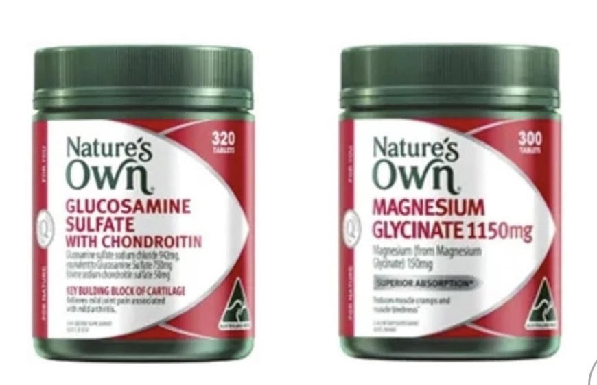 Hai sản phẩm thực phẩm chức năng của Nature&rsquo;s Own bị cảnh b&aacute;o thu hồi. (Nguồn: TGA)