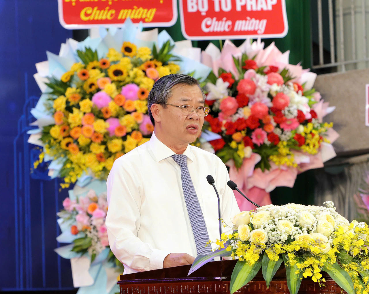 &Ocirc;ng Trương Cảnh Tuy&ecirc;n - Chủ tịch UBND TP Cần Thơ ph&aacute;t biểu