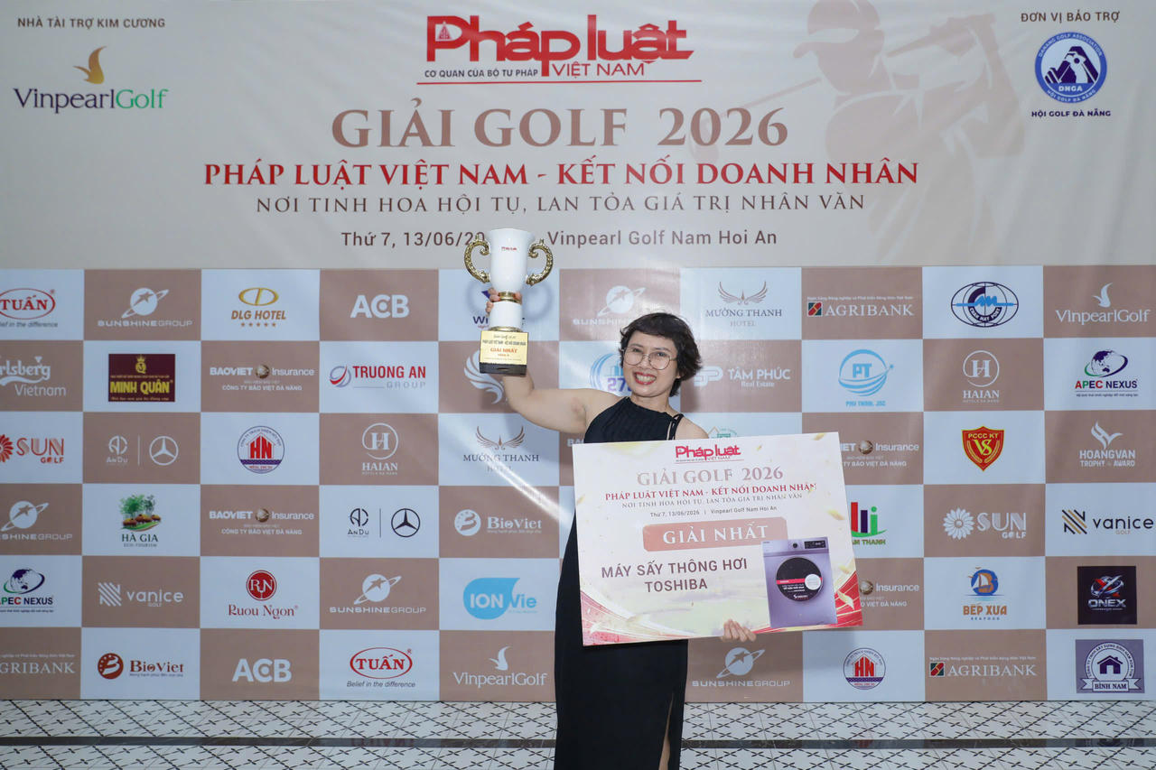 Đ&ecirc;m Gala t&ocirc;n vinh c&aacute;c golfer xuất sắc tại Golf Championship Ph&aacute;p luật Việt Nam &ndash; Kết nối Doanh nh&acirc;n 2026
