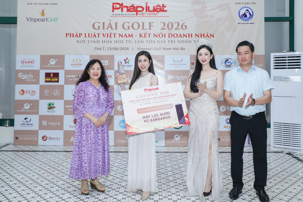 Đ&ecirc;m Gala t&ocirc;n vinh c&aacute;c golfer xuất sắc tại Golf Championship Ph&aacute;p luật Việt Nam &ndash; Kết nối Doanh nh&acirc;n 2026