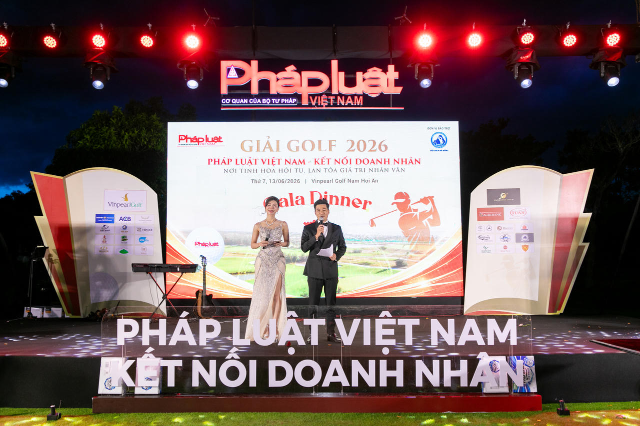 Đ&ecirc;m Gala t&ocirc;n vinh c&aacute;c golfer xuất sắc tại Golf Championship Ph&aacute;p luật Việt Nam &ndash; Kết nối Doanh nh&acirc;n 2026