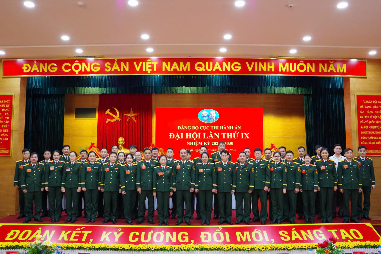 Đại hội Đảng bộ Cục Thi h&agrave;nh &aacute;n lần thứ IX nhiệm kỳ 2025 - 2030