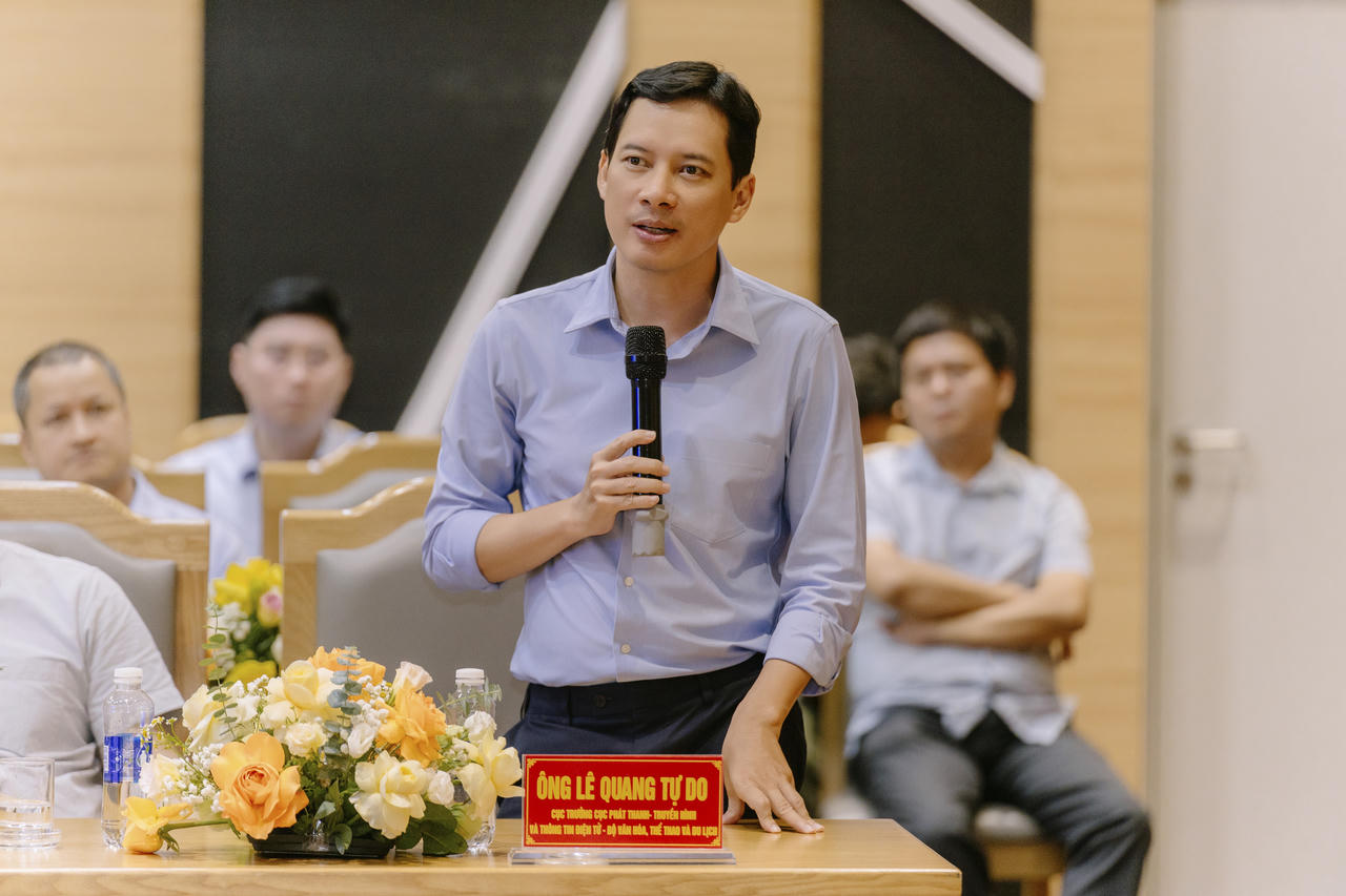 &ocirc;ng L&ecirc; Quang Tự Do ghi nhận những kết quả nổi bật của lực lượng an ninh mạng. trong thời gian qua