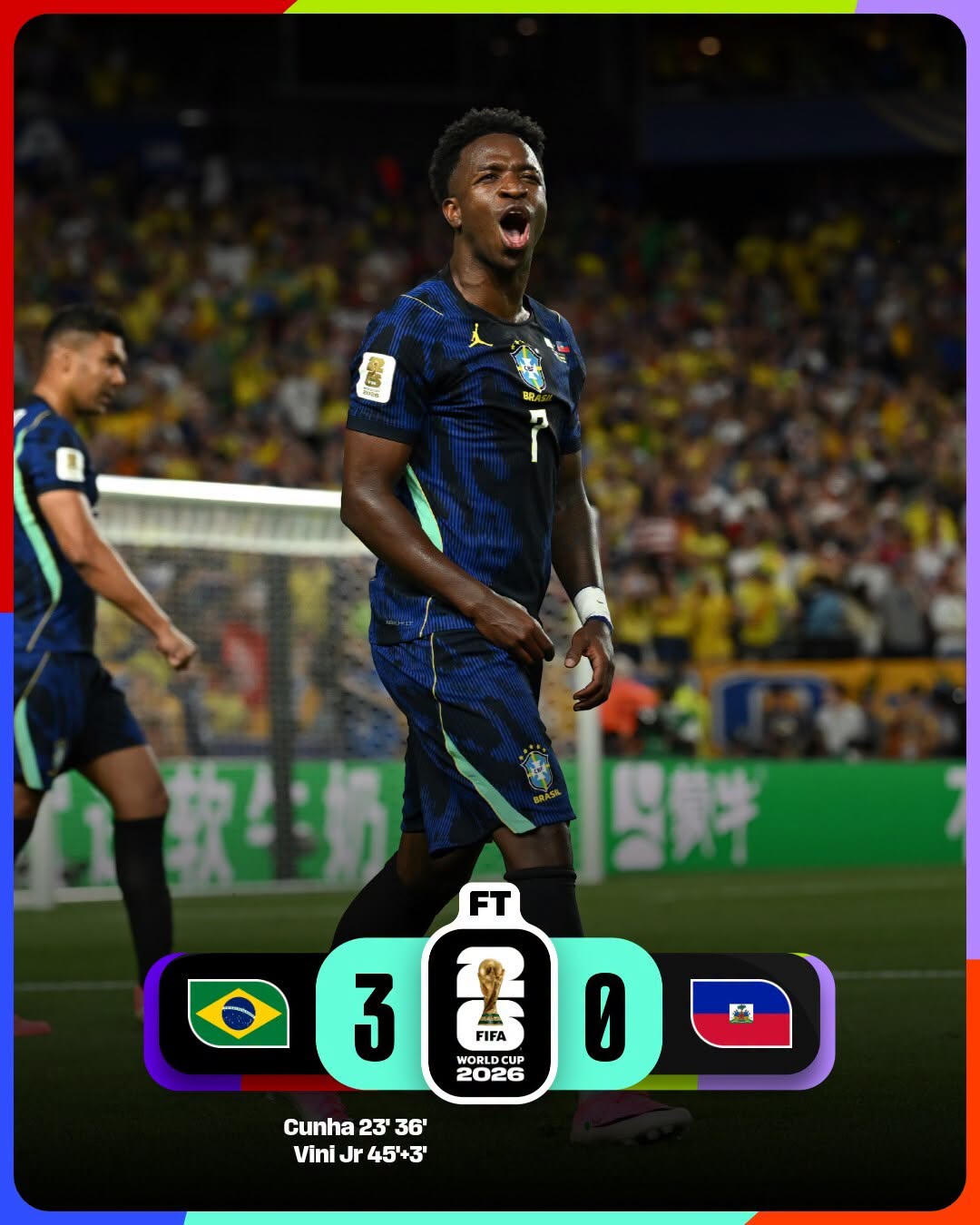 Mỹ v&agrave;o v&ograve;ng 32 đội, Brazil thắng đậm Haiti