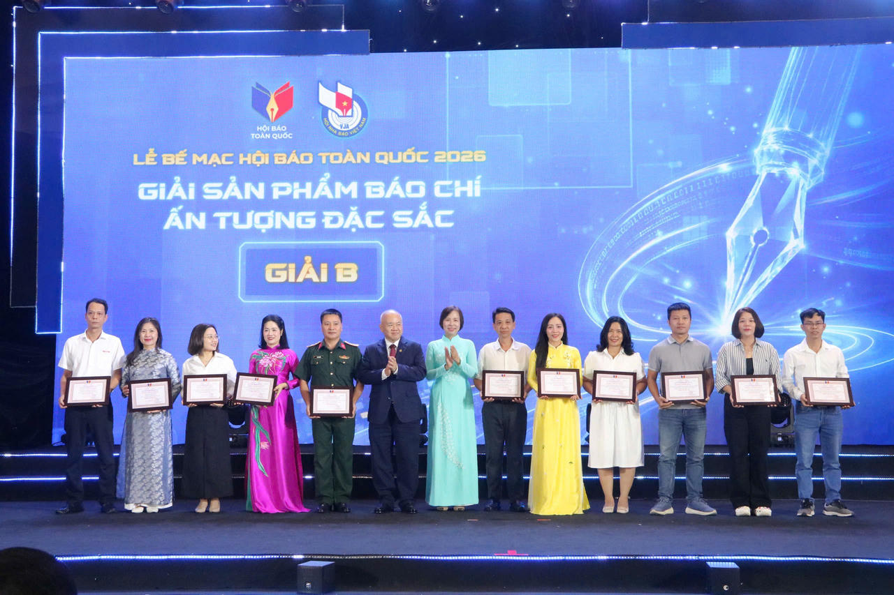 Bế mạc Hội Báo toàn quốc 2026, vinh danh các tập thể và tác phẩm xuất sắc