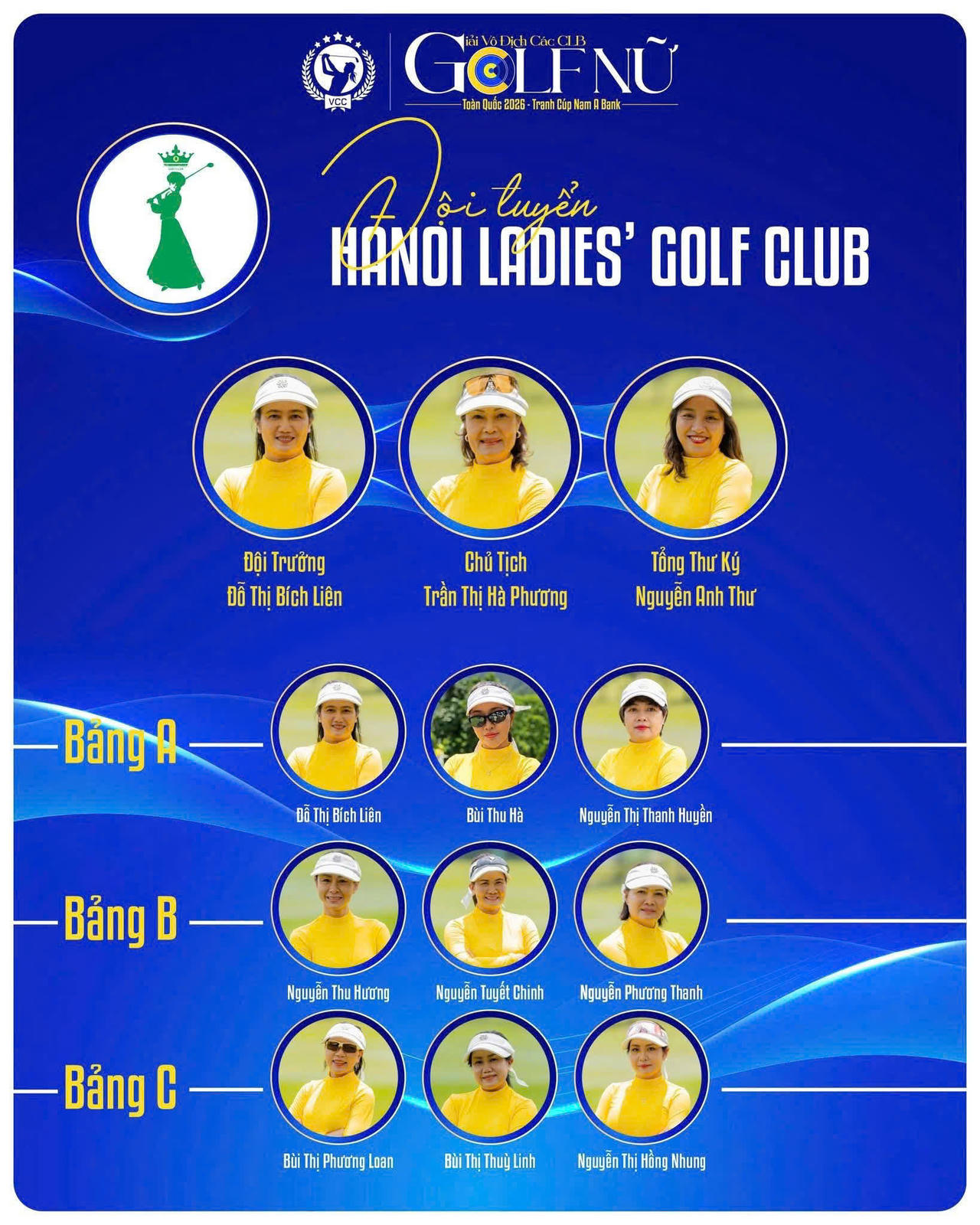 Queen Club thắng lớn tại Giải V&ocirc; địch c&aacute;c C&acirc;u lạc bộ Golf Nữ To&agrave;n quốc 2026