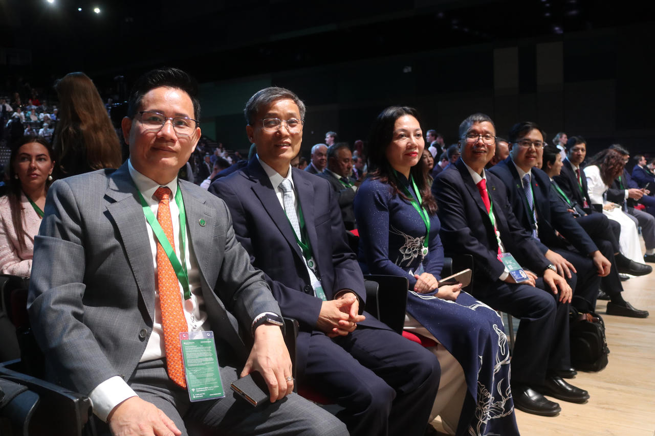 Bộ trưởng Tư pháp Hoàng Thanh Tùng tham luận về tương lai của hòa bình, công lý, phát triển và niềm tin giữa các quốc gia