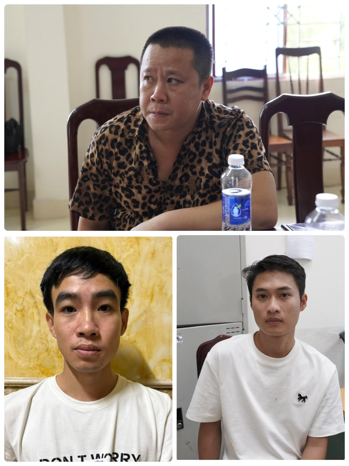 C&aacute;c đối tượng li&ecirc;n quan đến vụ &aacute;n ma t&uacute;y bị C&ocirc;ng an tỉnh Gia Lai bắt giữ. (Ảnh: C&ocirc;ng an tỉnh Gia Lai).