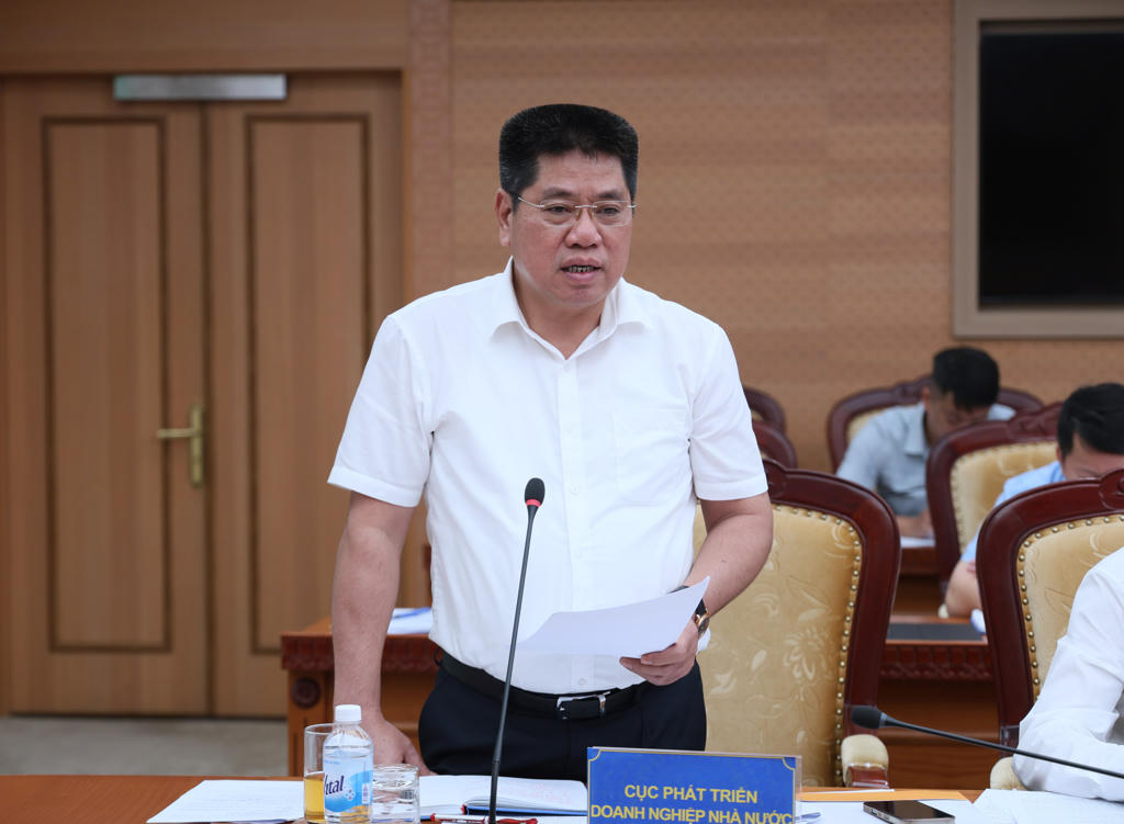 &Ocirc;ng Vũ Hồng Phương - Cục trưởng Cục Ph&aacute;t triển DNNN, Bộ T&agrave;i ch&iacute;nh đ&aacute;nh gi&aacute; cao vai tr&ograve; của 3 trụ cột năng lượng trong việc th&uacute;c đẩy mục ti&ecirc;u tăng trưởng cao