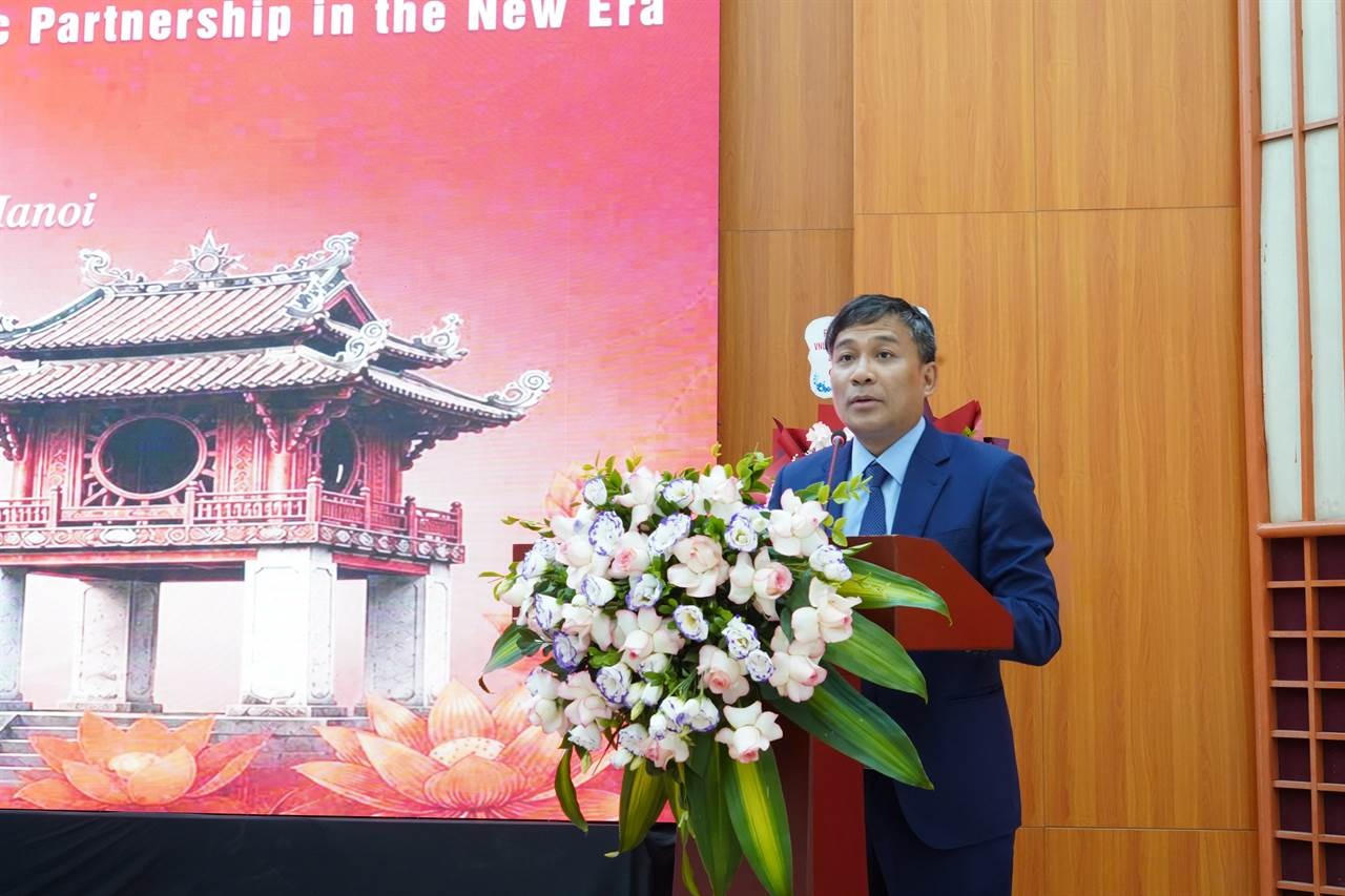 Thứ trưởng Thường trực Bộ Ngoại giao Nguyễn Minh Vũ ph&aacute;t biểu ch&uacute;c mừng.