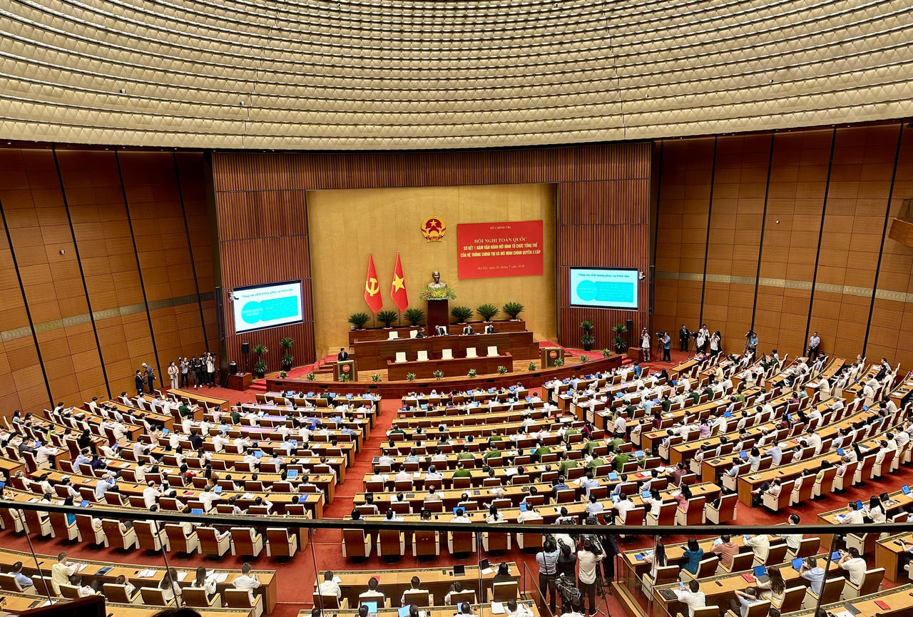 To&agrave;n cảnh Hội nghị. Ảnh: V&acirc;n Anh