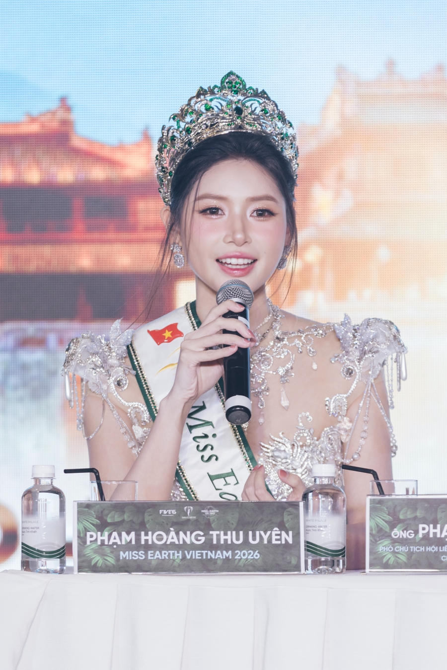 Thu Uy&ecirc;n muốn quảng b&aacute; h&igrave;nh ảnh Việt Nam đến Hoa hậu Tr&aacute;i đất 2026. Ảnh: BTC