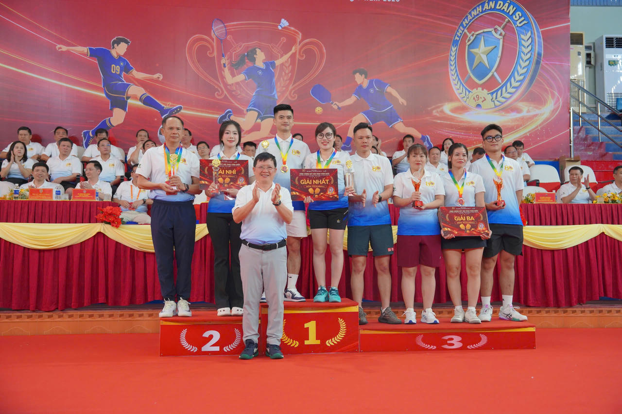 Bế mạc Vòng chung kết Hội thao Hệ thống Thi hành án dân sự với nhiều dấu ấn tốt đẹp