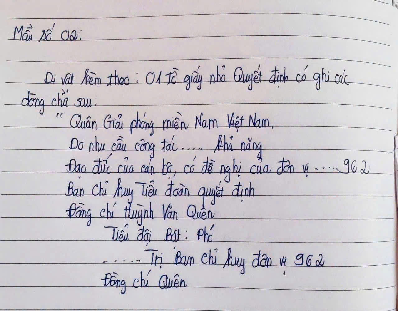 Cơ quan chức năng cung cấp th&ocirc;ng tin để x&aacute;c minh th&acirc;n nh&acirc;n liệt sĩ. (Ảnh: Bộ Tư lệnh TP.HCM)