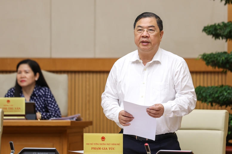 Thủ tướng: Thể chế phải tạo đột ph&aacute; ph&aacute;t triển v&agrave; thực thi phải hiệu quả, kh&ocirc;ng trở th&agrave;nh 'điểm nghẽn của điểm nghẽn'- Ảnh 3.