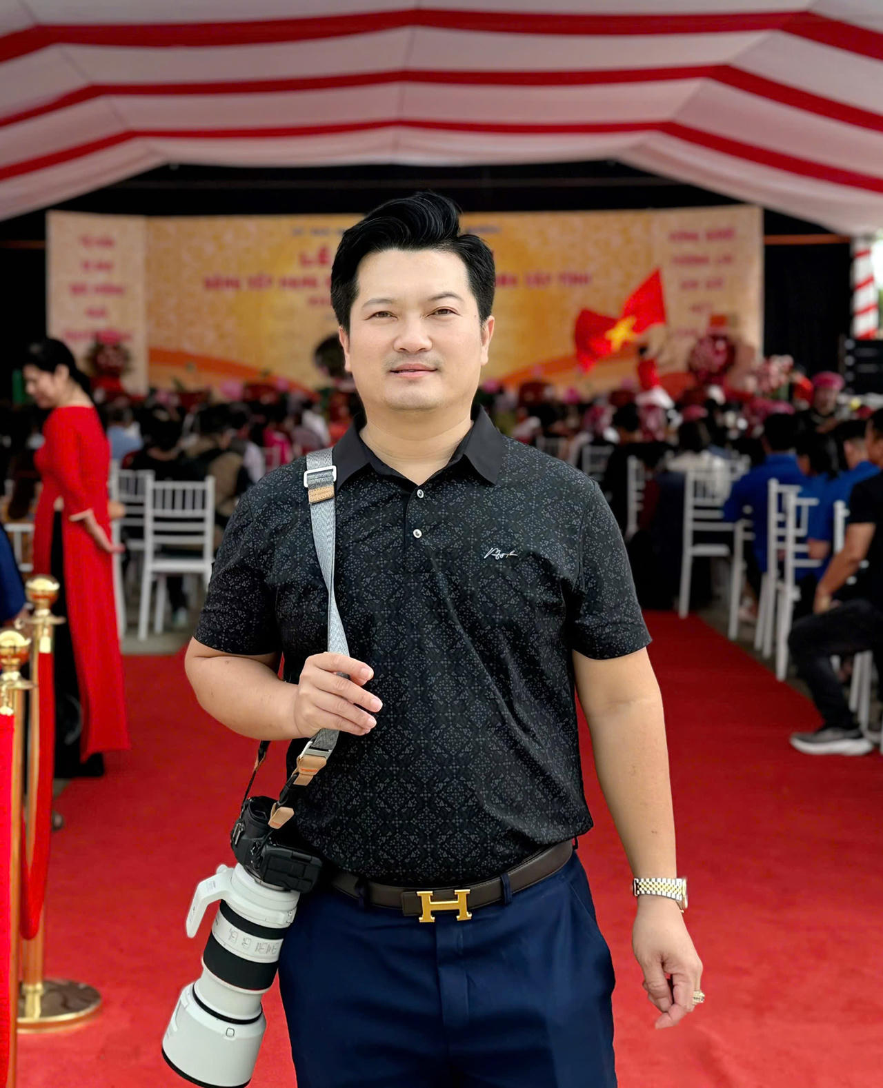 Nh&agrave; b&aacute;o Nguyễn Hải. (Ảnh: Phạm Diệu)
