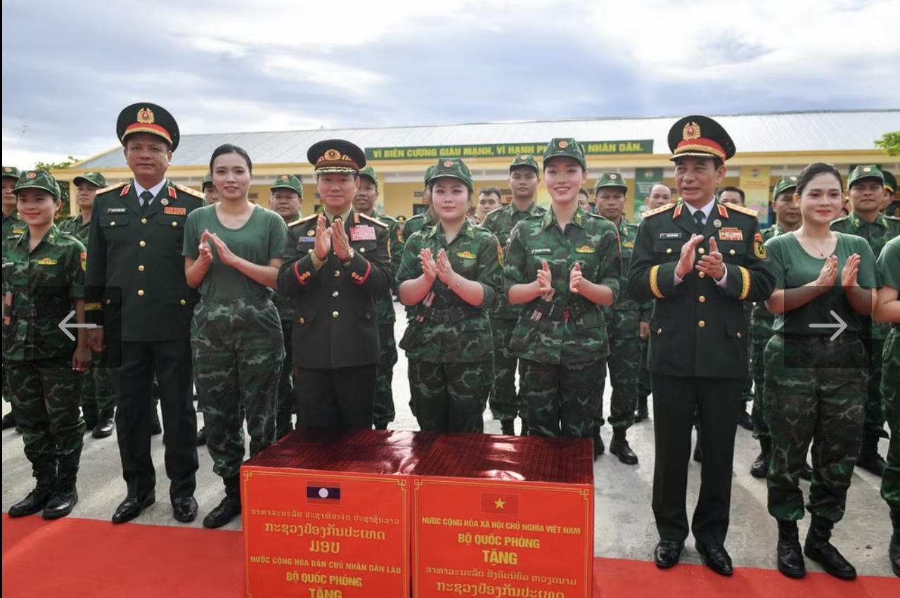 Giao lưu Hữu nghị Quốc ph&ograve;ng Bi&ecirc;n giới: Thắt chặt t&igrave;nh hữu nghị 2 nước Việt Nam &ndash; L&agrave;o