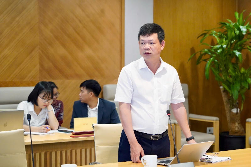 Gi&aacute;m đốc NATIF B&ugrave;i Quang Minh ph&aacute;t biểu tại Hội thảo (Ảnh: MST)