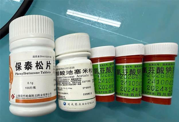 Thuốc người bệnh sử dụng c&oacute; chứa chất cấm Phenylbutazone. Ảnh: BVCC