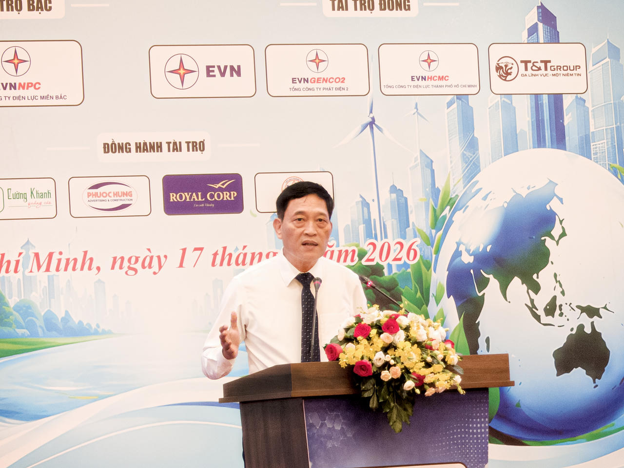 TS. Trần Văn T&ugrave;ng, Chủ tịch VASTI cho biết, Việt Nam đang bước v&agrave;o giai đoạn ph&aacute;t triển mới với mục ti&ecirc;u tăng trưởng cao, bền vững. Ảnh TG