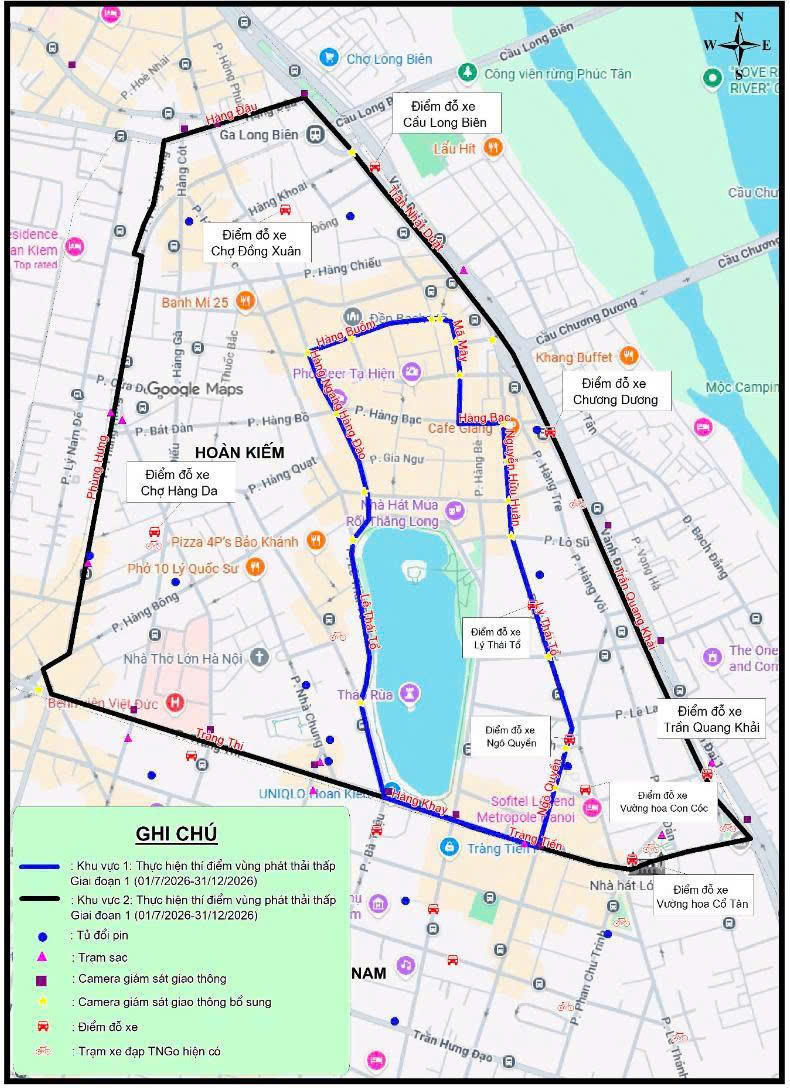 Bản đồ phương &aacute;n th&iacute; điểm từ 1/7/2026. (Ảnh: Sonnmt.hanoi.gov.vn)