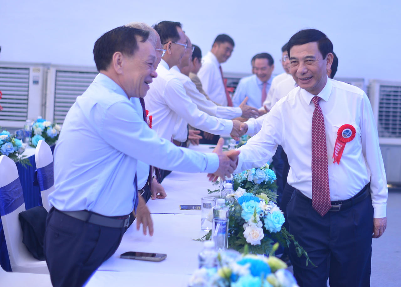 Đại tướng Phan Văn Giang - Ủy vi&ecirc;n Bộ Ch&iacute;nh trị, Ph&oacute; Thủ tướng Ch&iacute;nh phủ, Bộ trưởng Bộ Quốc ph&ograve;ng tham dự sự kiện. Ảnh. M.Long.